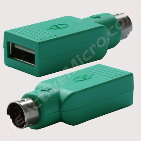 USB Female to PS/2 Male Keyboard Adapter