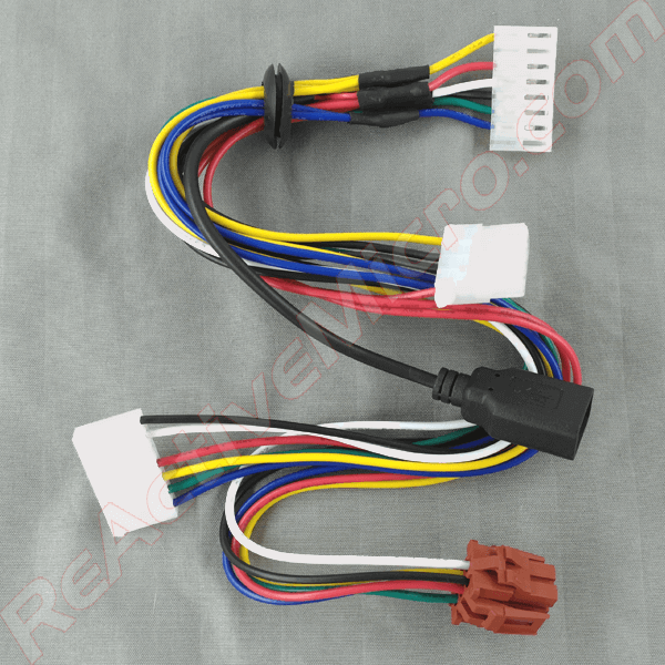 DC Output Cable - Universal - II, II+, IIe, IIgs, Molex, USB-A