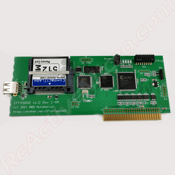 CFFA3000 v1.0 Rev C-RM for II, II+, ///, IIe, and IIgs